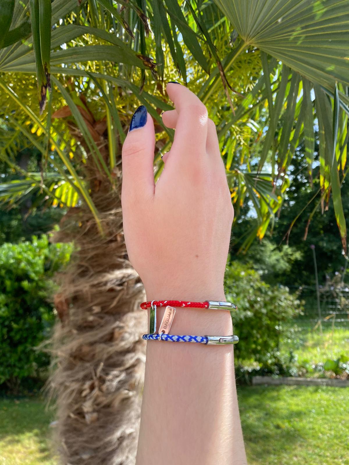 MINI CAP Bleu et Blanc